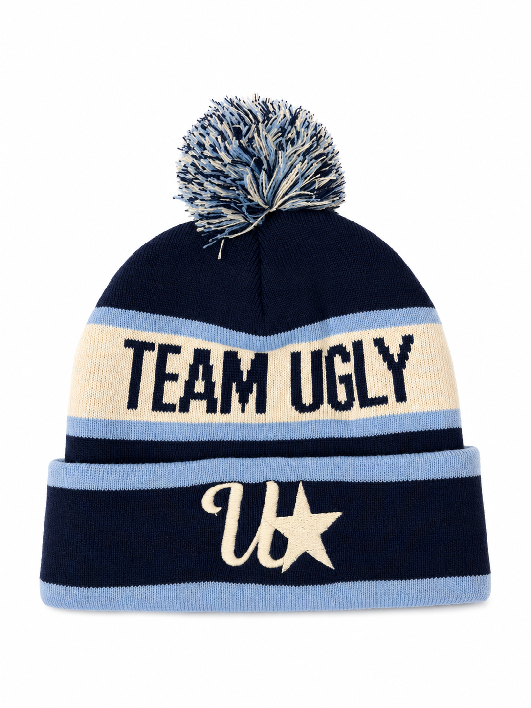 TEAM UGLY POM BEANIE