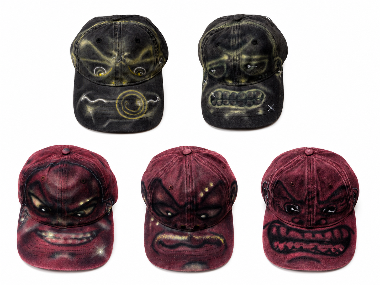 TEAM UGLY X THATBOYPNG Airbrushed Vintage Cap